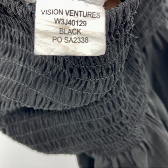 Band of the Free Black Velvet Bustier Wide Leg Jumpsuit Size Small - Picture 7 of 7